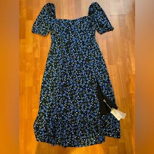 Commense Blue midi floral dress